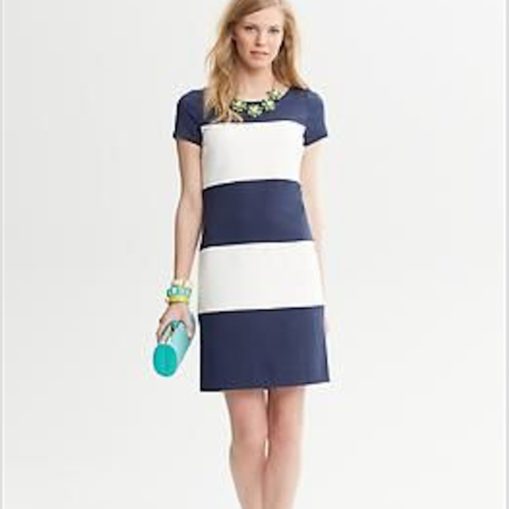 Banana Republic striped dress 2P (NWOT)